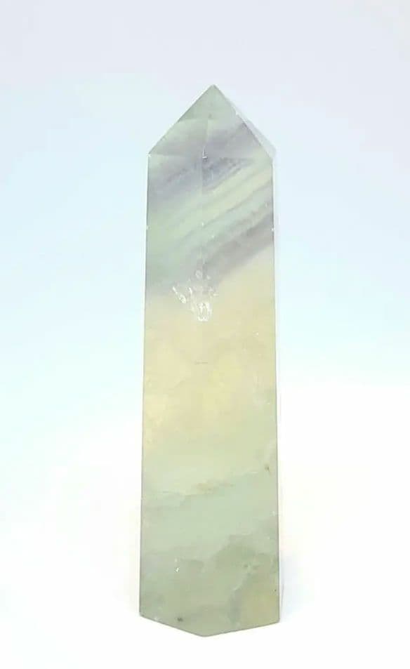 パステル　フローライト　ポイント　六角柱　虹　　キャンディー　蛍石　合言葉割引