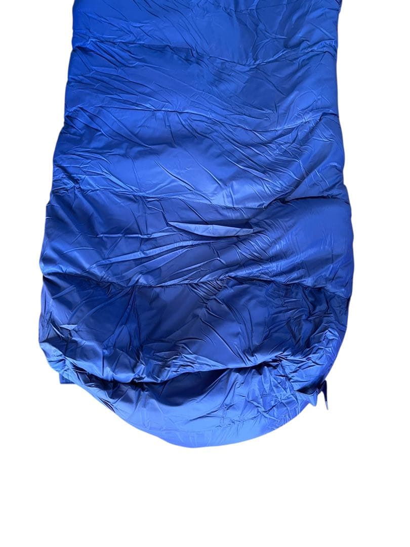 QEZER 寝袋 シュラフ　冬用　青　収納袋付き