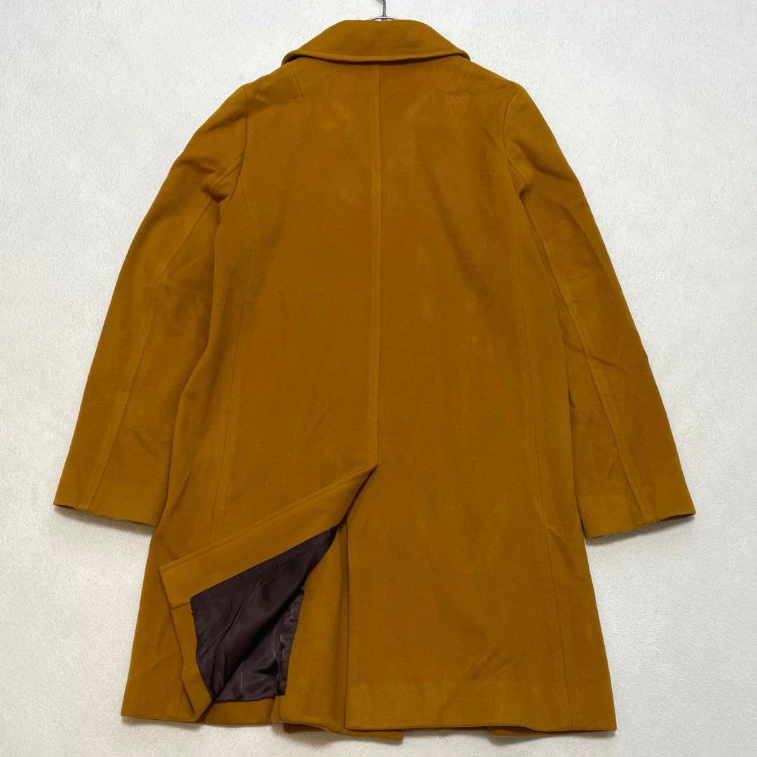 マッキントッシュロンドン Pコート ダブルブレスト 40 L カシミヤ 裏地ロゴ