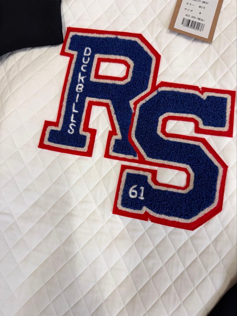 新品正規品【ROUGH&SWELL/M】VARSITY SWEAT スウェット