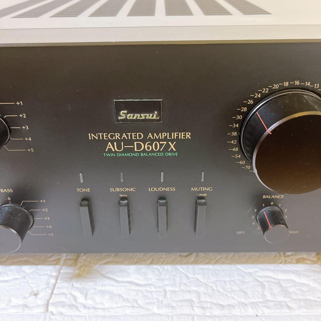 Sansui AU-D607X プリメインアンプ 通電確認のみ