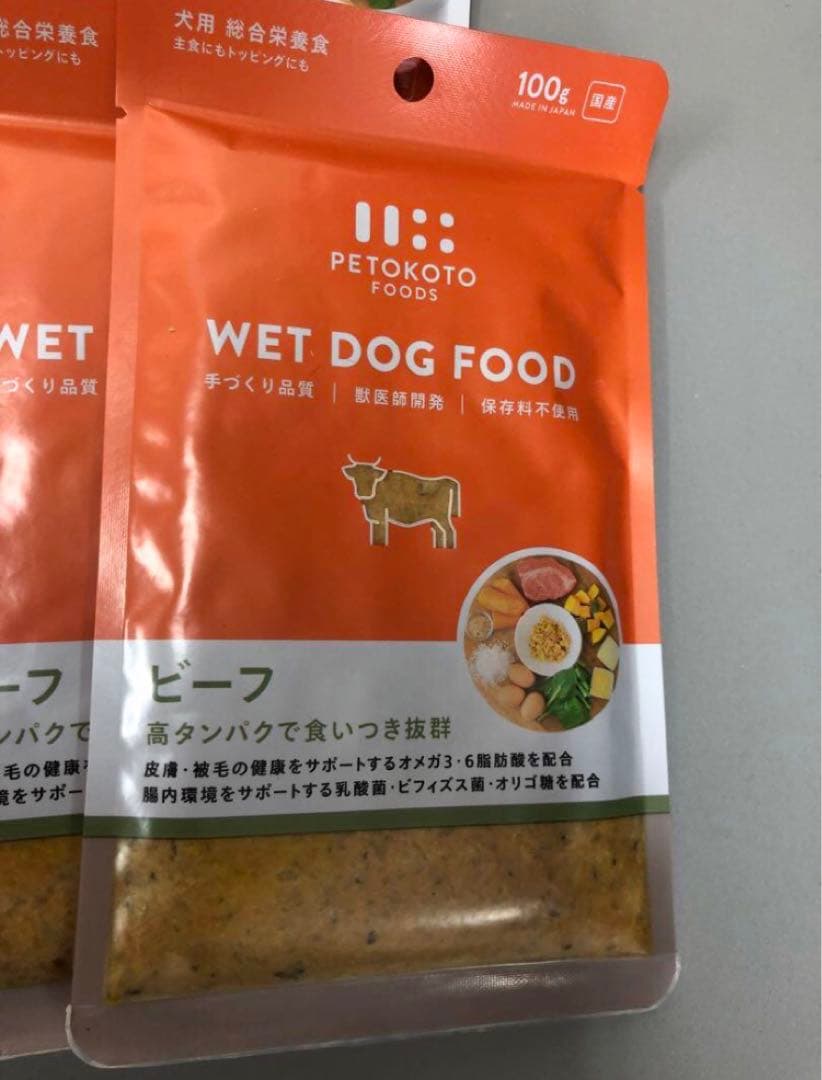 ペトコトフーズ　PETOKOTO 犬用総合栄養食　ビーフ100g 24袋
