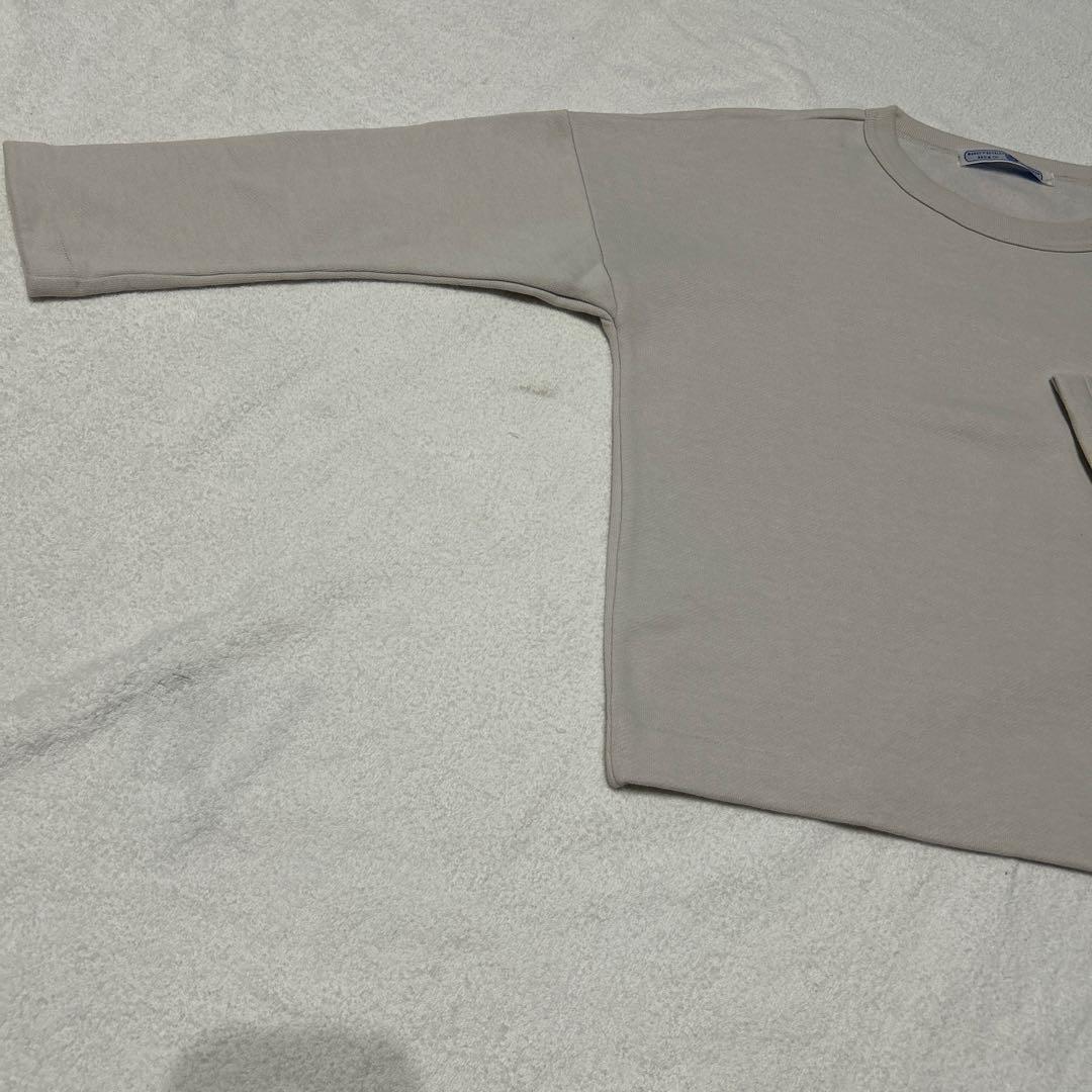 オールドマンズテーラー　裏起毛ドロップショルダースウェット　ライトグレー