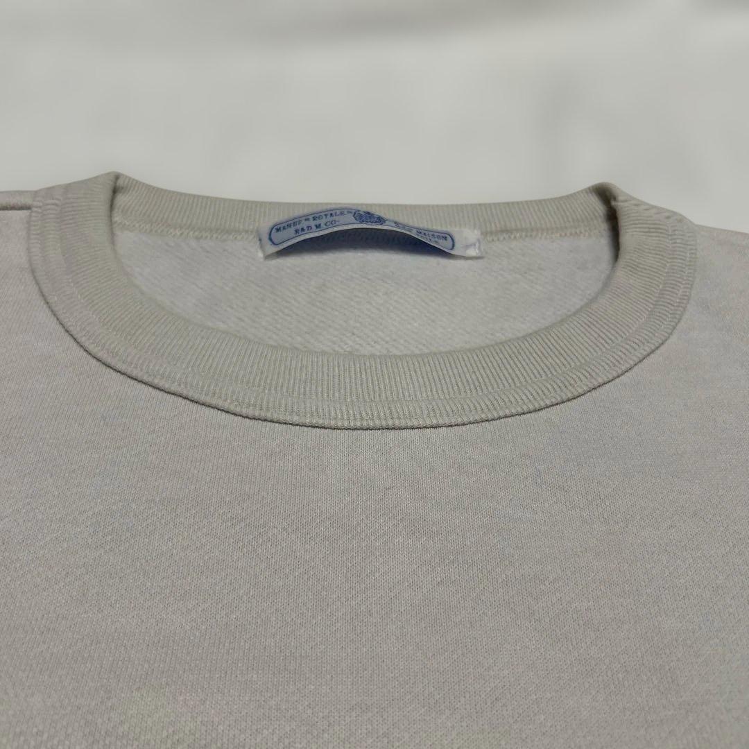 オールドマンズテーラー　裏起毛ドロップショルダースウェット　ライトグレー