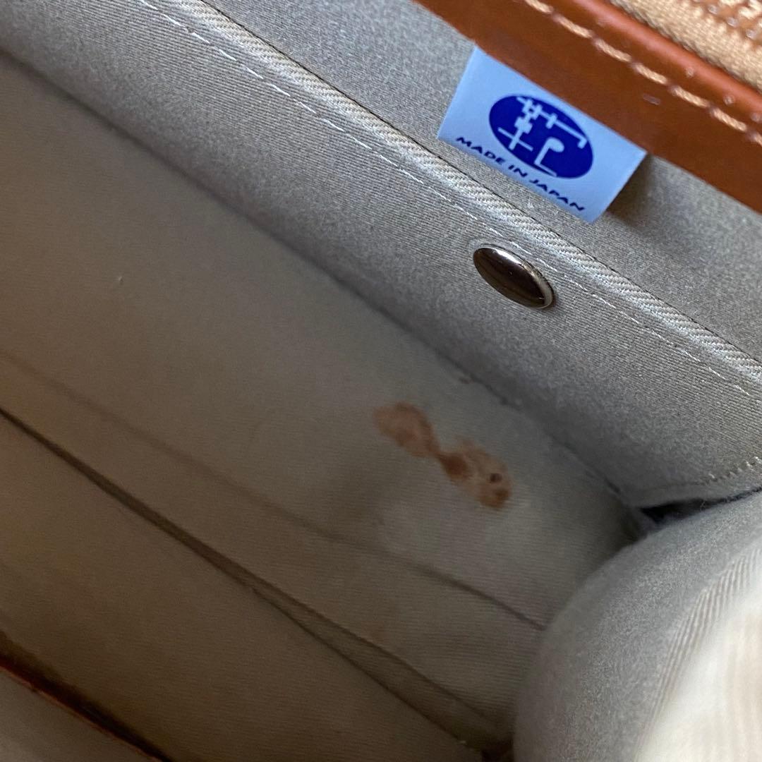 ダレスバッグ ダイヤルロック キャメル 日本製