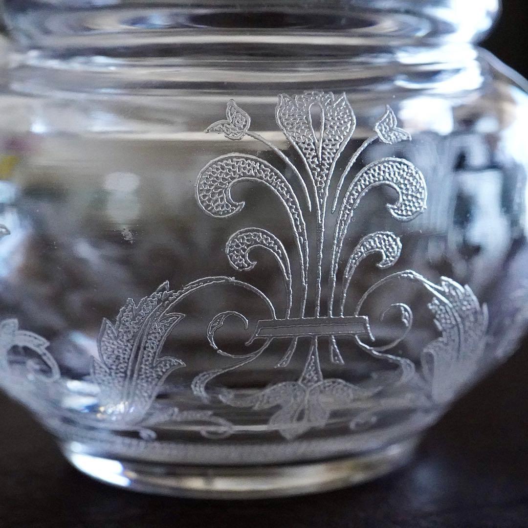 希少サイズ★オールドバカラBACCARAT★オステンド 小物入れ★ボンボニエール