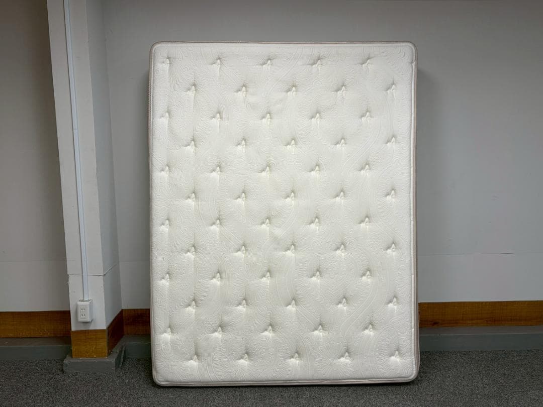 T7794☆展示品☆シモンズ☆カスタムロイヤルプレミアムピロートップワイドダブル