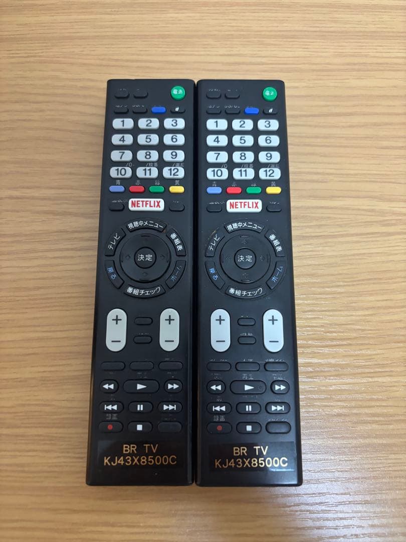 SONY KJ-43X8500C 液晶テレビ 43インチ リモコン BRAVIA