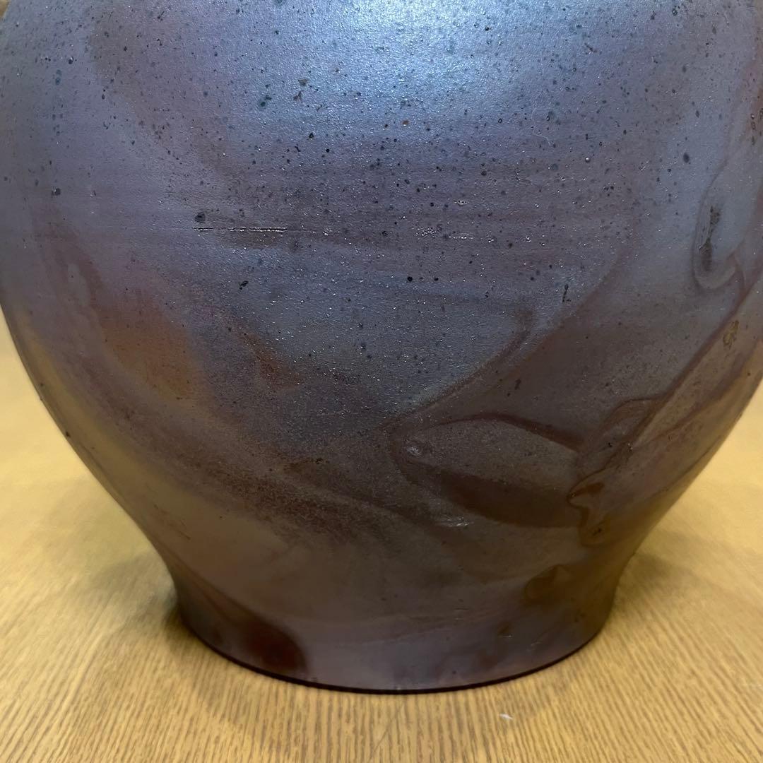 丹波窯変 佐藤玄 作 花瓶 花入 花器 陶芸家作品 茶室 インテリア