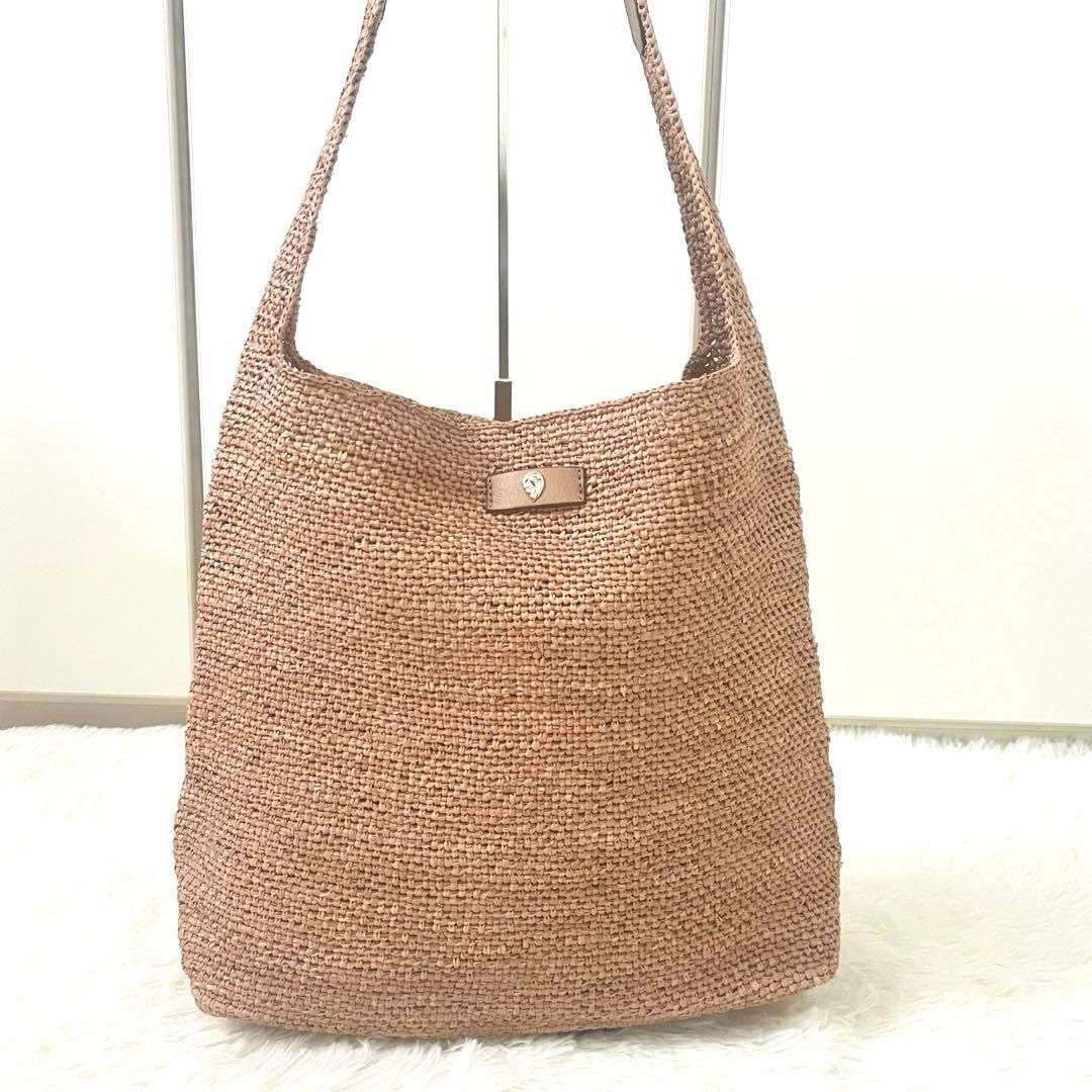 【美品】現行品☆ヘレンカミンスキー　ワンショルダー　Nougat/Nut かご