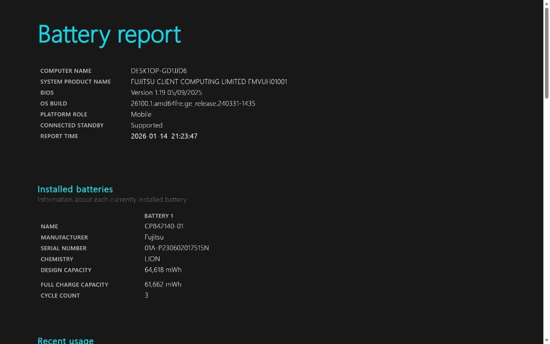 使用少超美品 LIFEBOOK UH i5-1335U 16GB Office他
