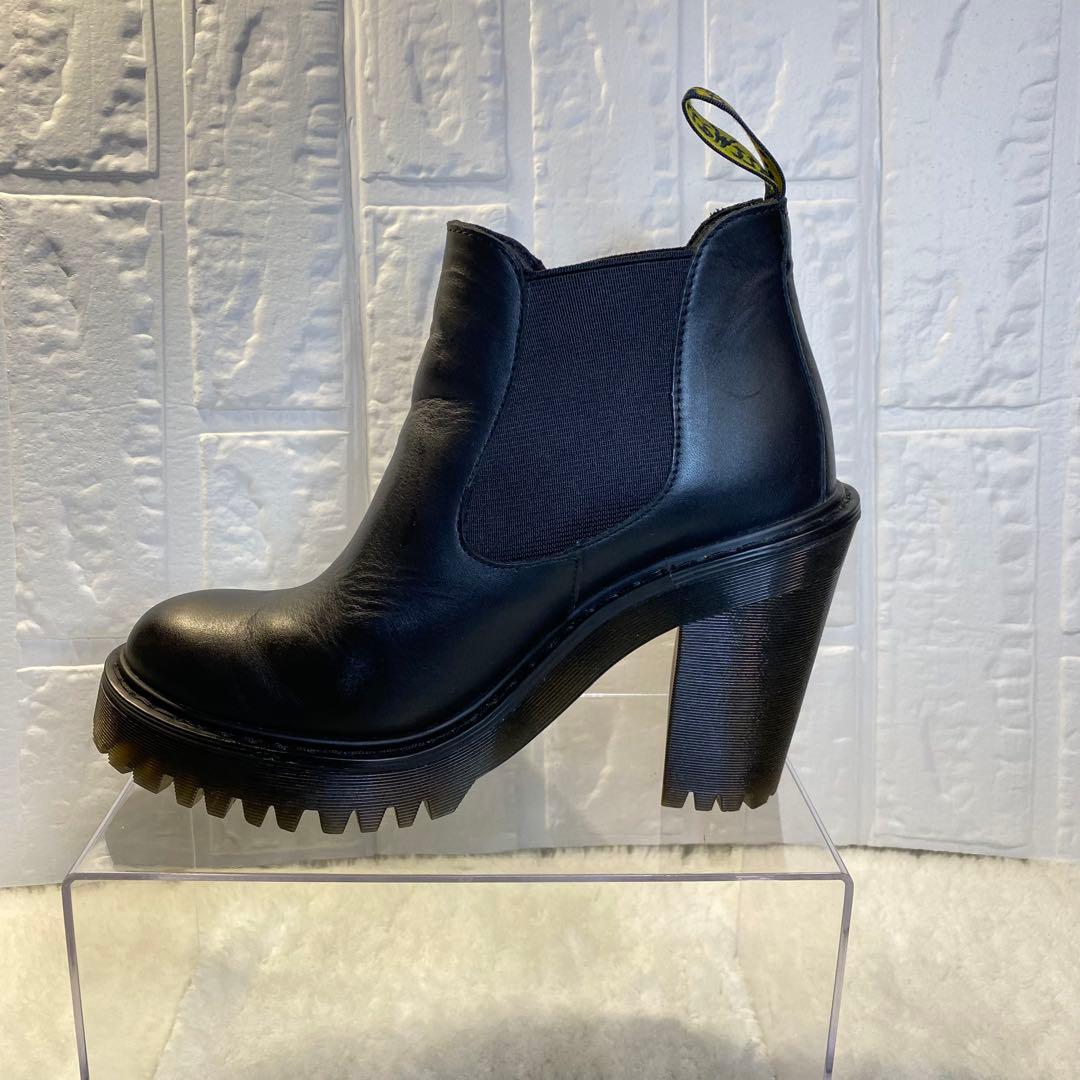 【美品】Dr.Martens HURSTON 厚底 サイドゴアブーツ 22cm