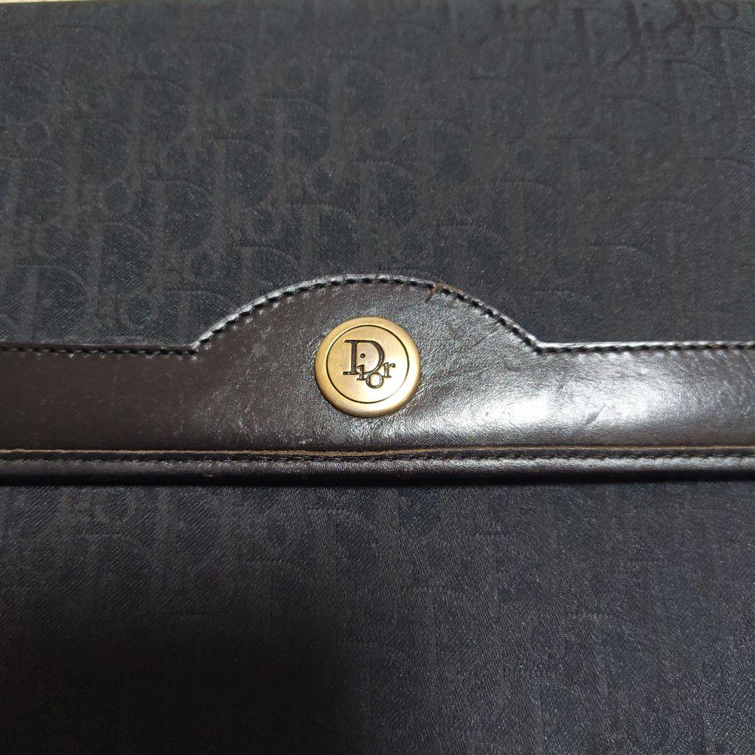 Dior ブラックショルダーバッグ ゴールドチェーン