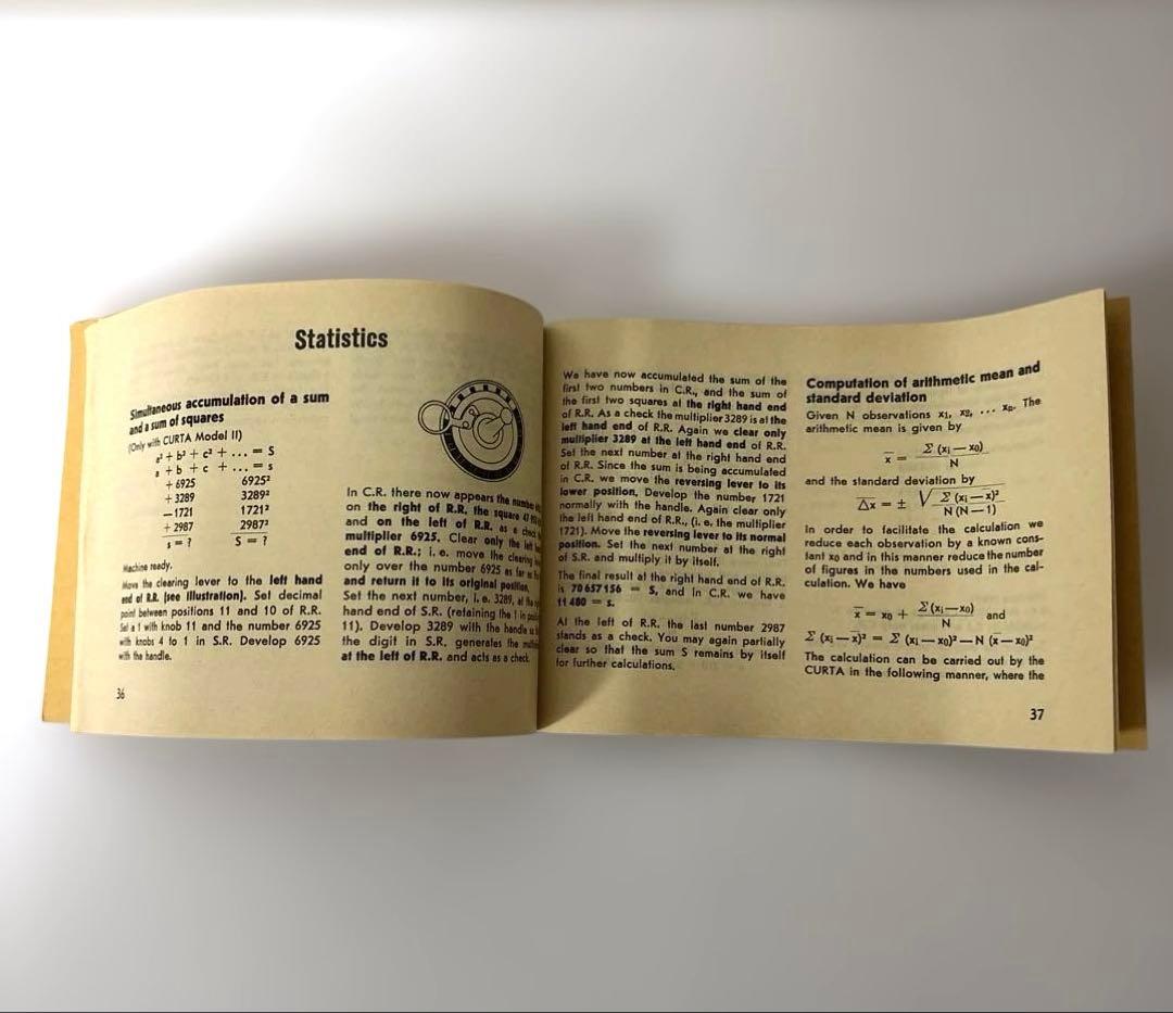 【希少品】Curta Type I メカニカル計算機 ケース、説明書付き