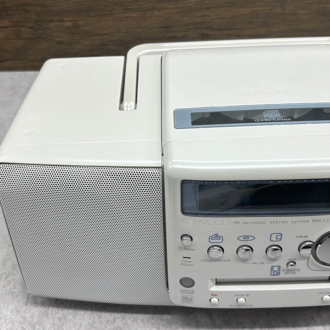 【動作品】KENWOOD パーソナルステレオMDシステム MDX-L1