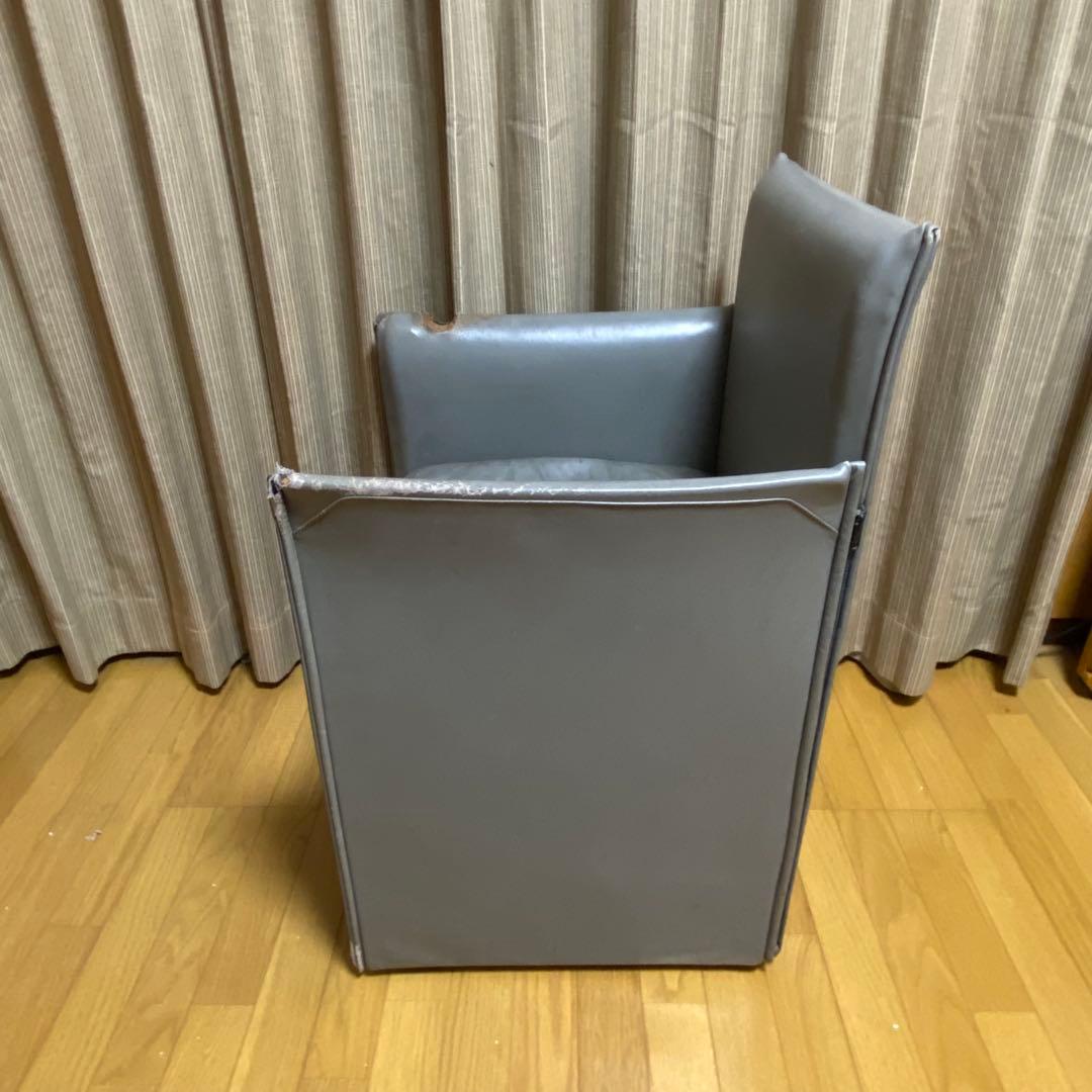 カッシーナ401 BREAK 本革 1人掛けソファ　キャスター付き