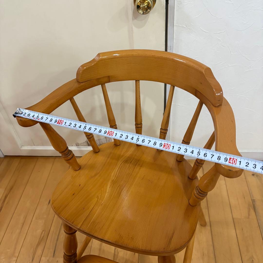 ☆ビンテージ☆ キツツキ　キッズ　ベビー　チェア　木製　ナチュラルカラー