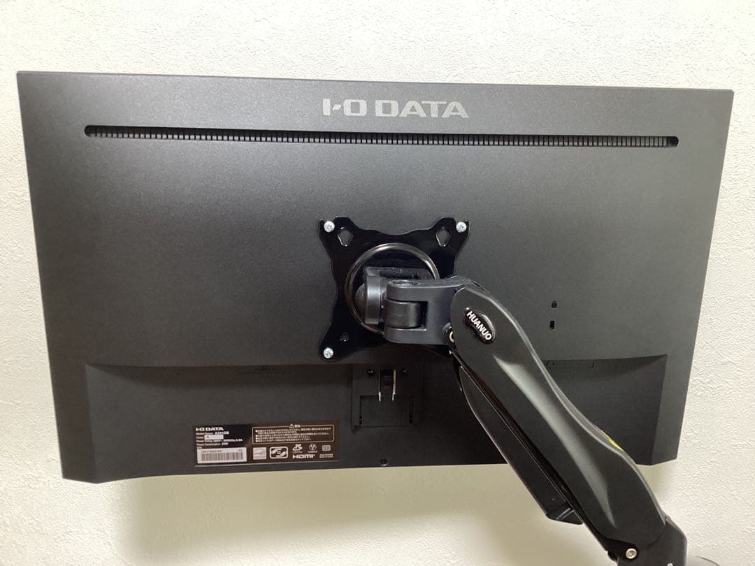 美品IODATAモニター23.8インチ2024年モデルVESA対応スタンドなし