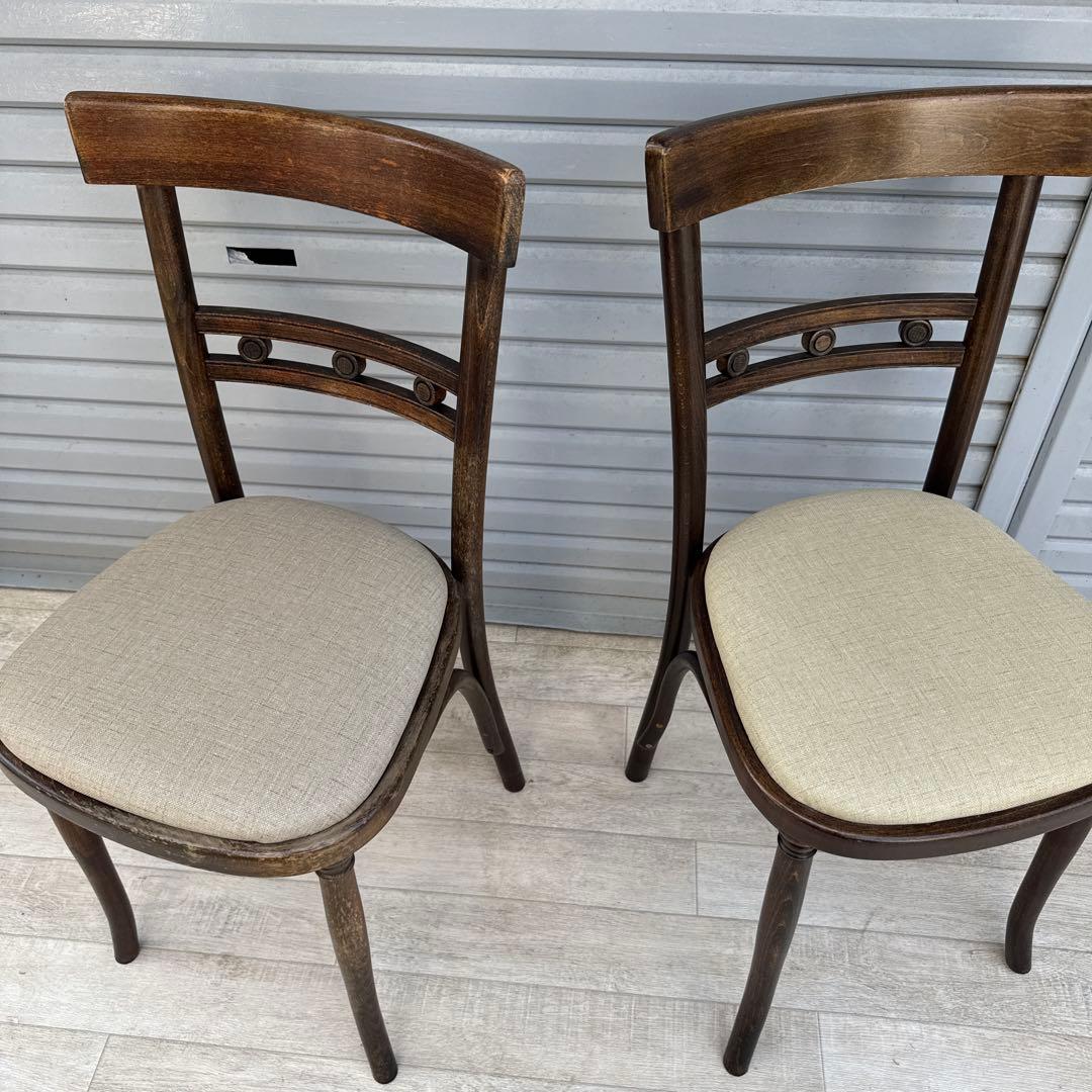 ポーランド製　THONET トーネット　ダイニングチェア　ヴィンテージ2脚