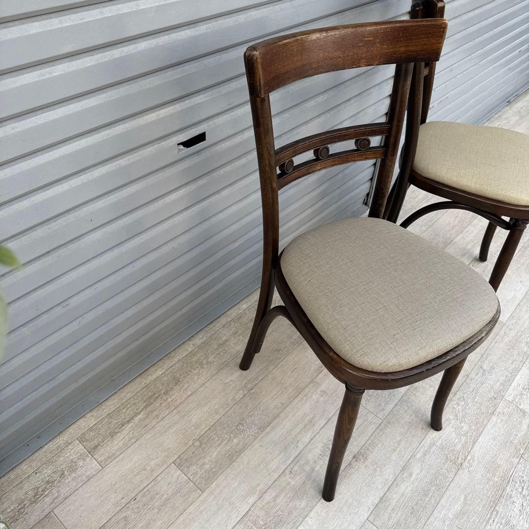 ポーランド製　THONET トーネット　ダイニングチェア　ヴィンテージ2脚