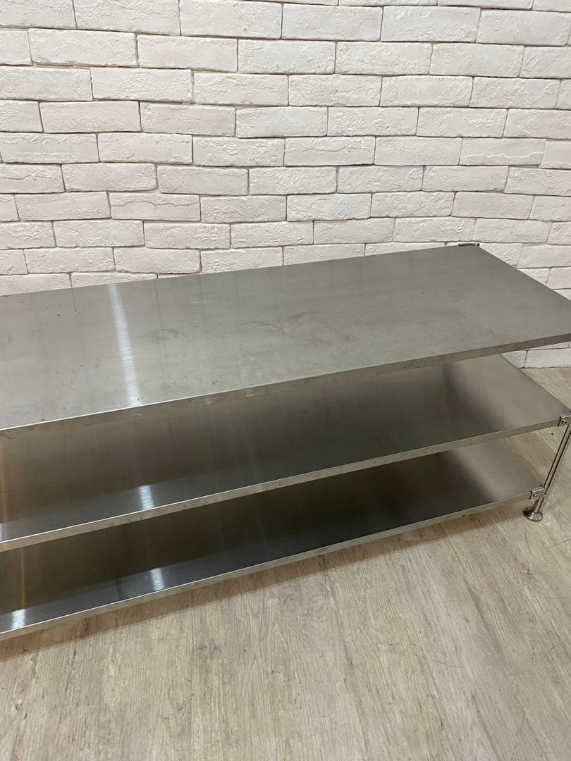 【東京都内23区配送無料】無印良品　ステンレス　棚　ラック　スチール　テレビ　本