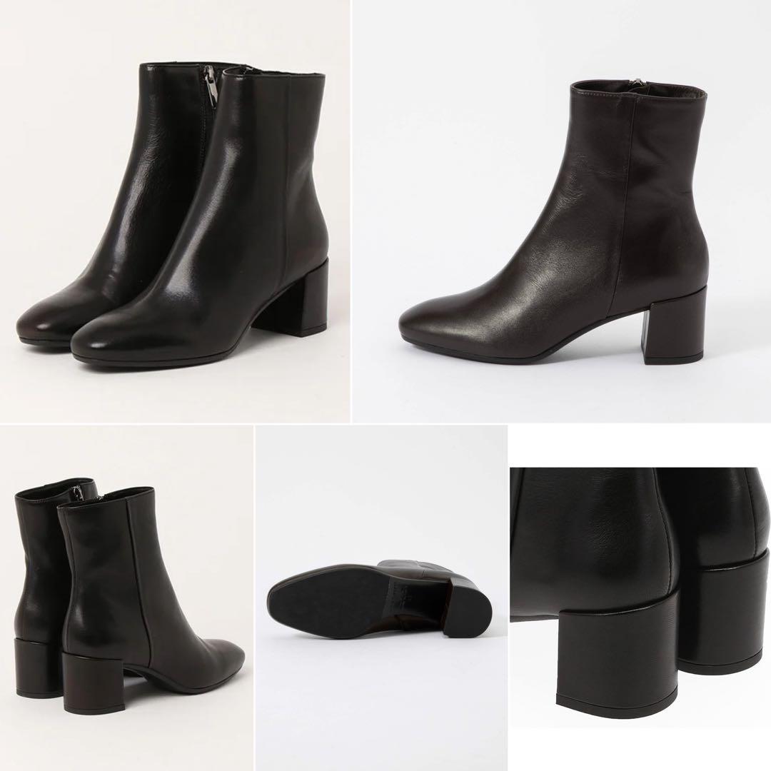 新品！FABIO RUSCONIファビオルスコーニ ショートブーツ38 ブラック