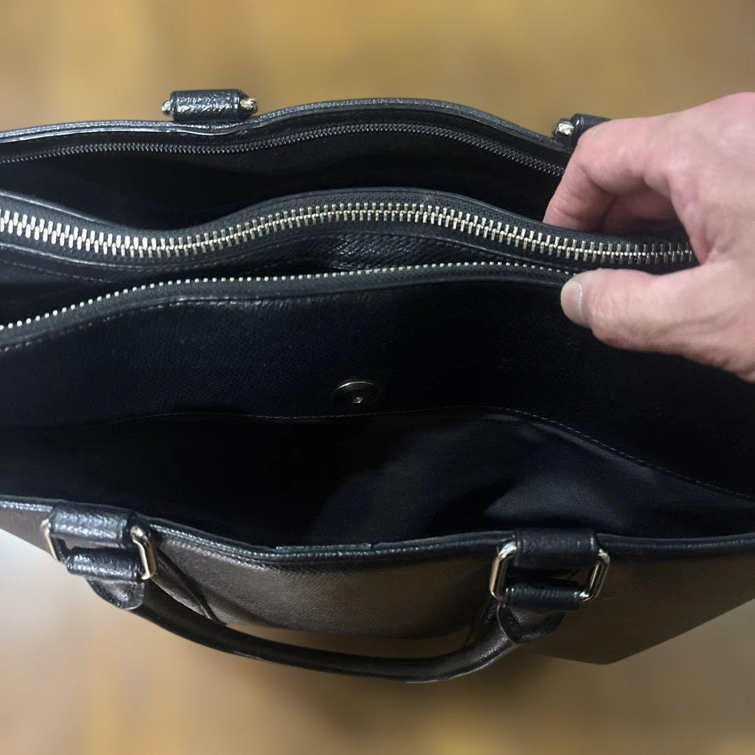 COACH ブラック ビジネスバッグ