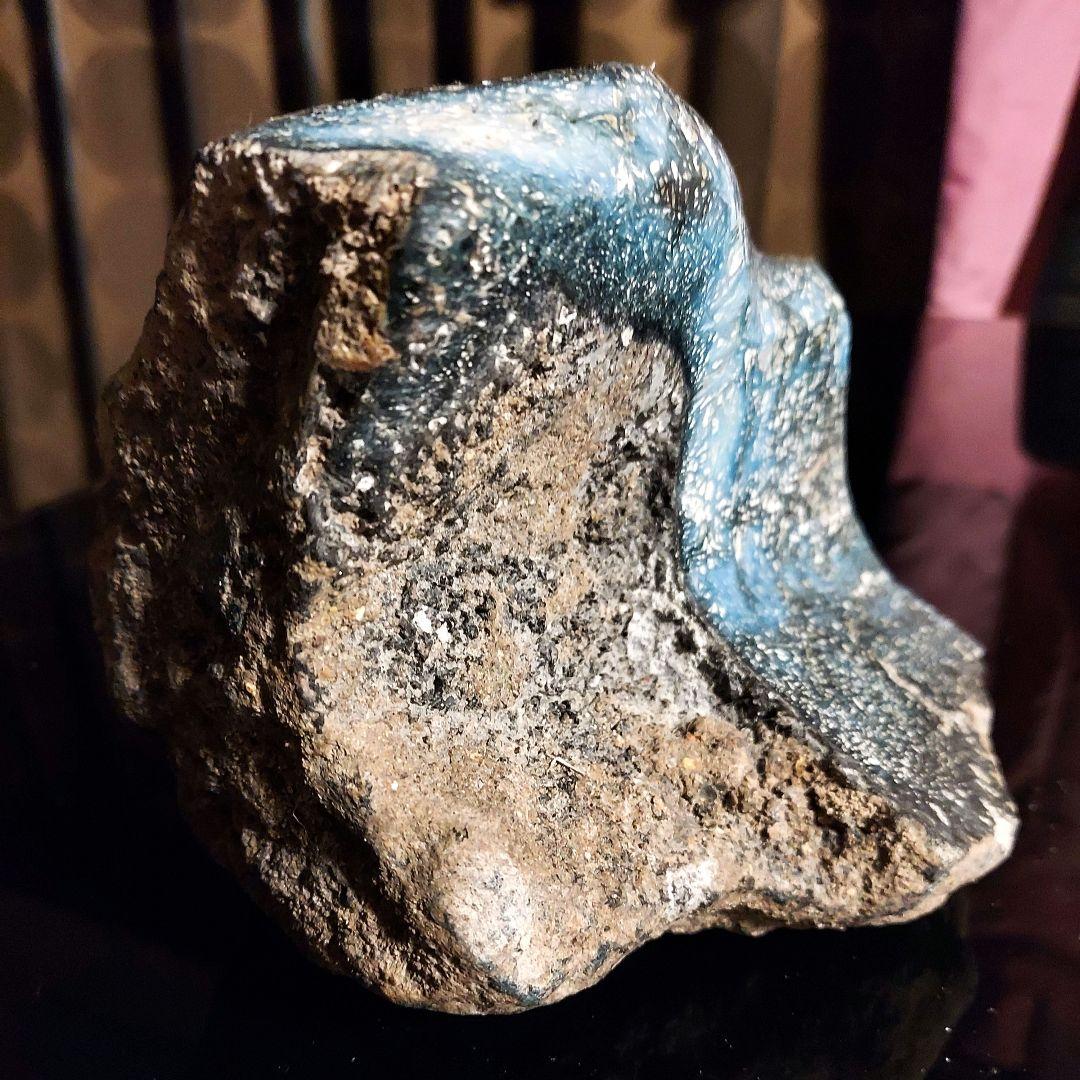 ド迫力！ブルーアイス グレイシアライト ナカウライト原石1,7kg超え巨石 67