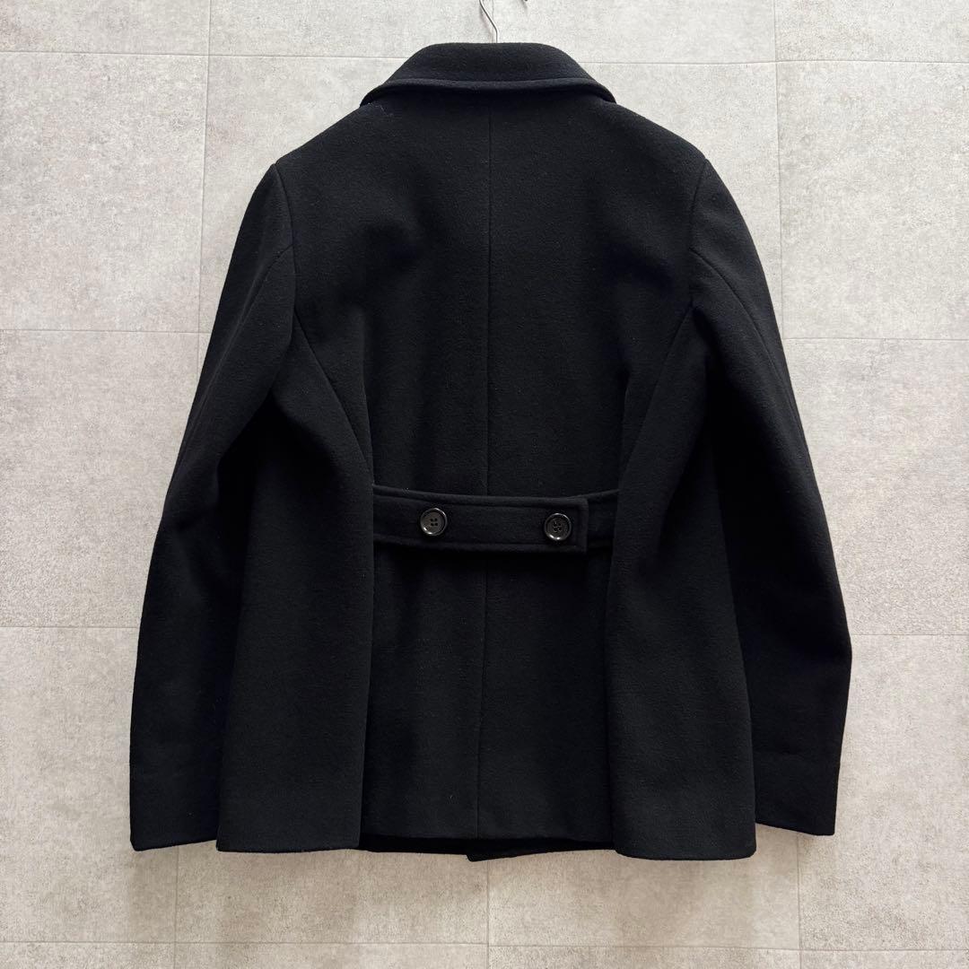 美品　トリココムデギャルソン　AD2001　ピーコート　ウールコート　黒　M