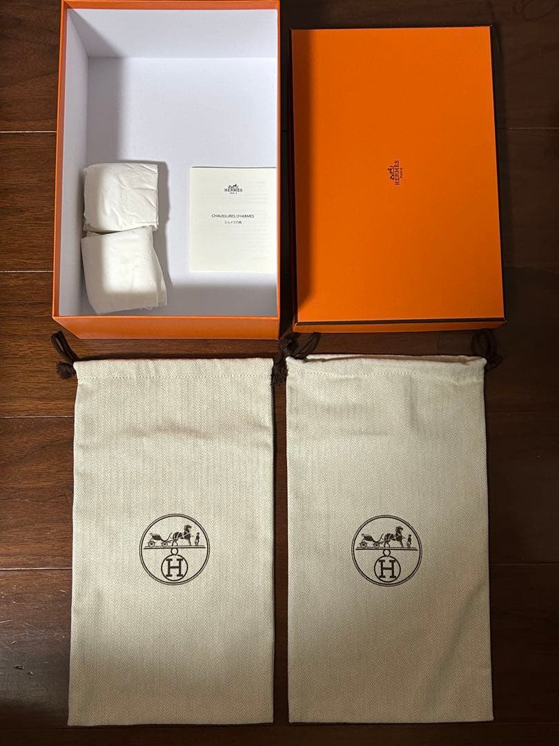 エルメス 15箱＋袋12枚＋リボン13箱のみ セット シューズボックス プレタ