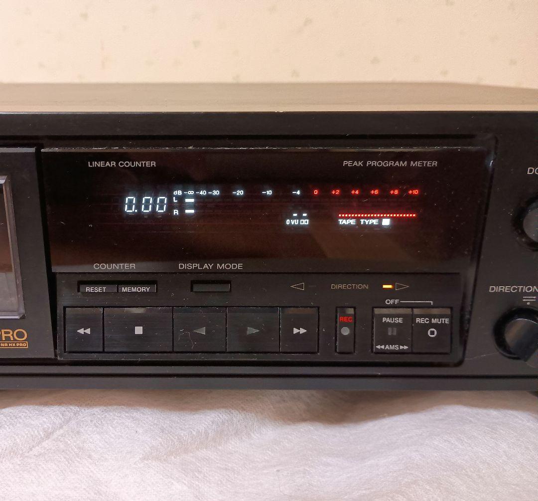SONY TC-K500R カセットデッキ 再生確認済 HX Pro