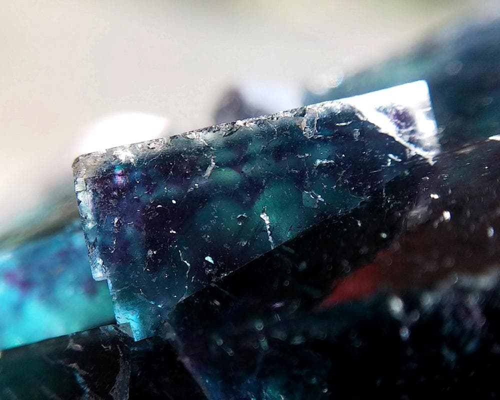 513 オコルス鉱山 フローライト ブルー パープル 蛍石