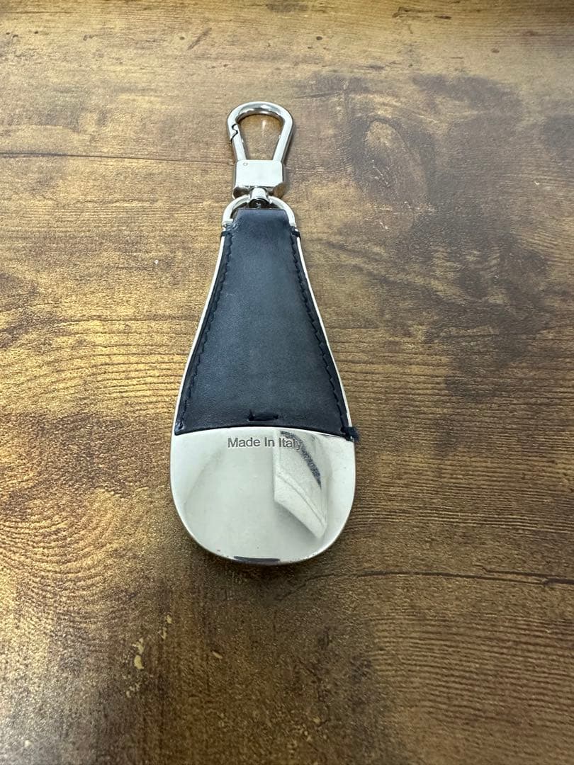 BERLUTI シューホーン レザーキーホルダー