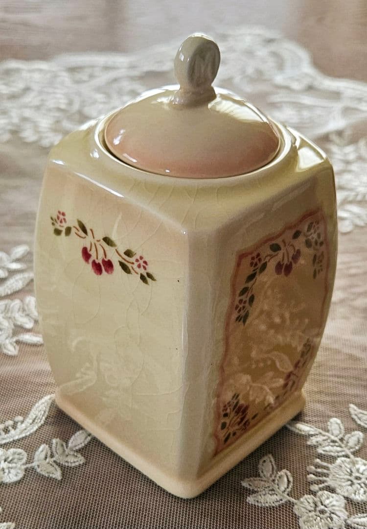 廃盤品 レア マニー アンティークチェリー キャニスター ソルト&ペーパー 新品