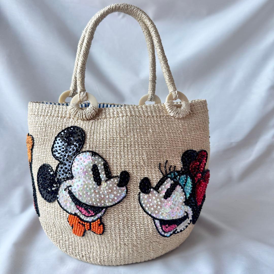 未使用✨️JAPAN限定✨️BEAMS BOY 25th ディズニー かごバッグ