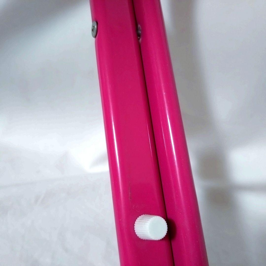 美品　レトロポップ　ガラステーブル　ピンク　センターテーブル　ローテーブル