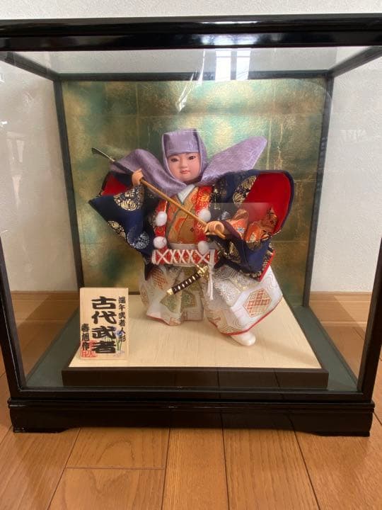 五月人形ガラスケース入り 弁慶 8号