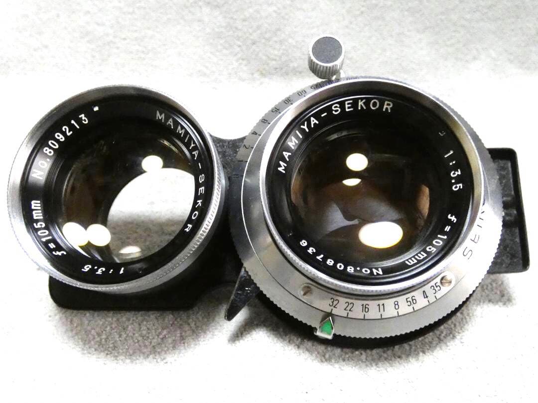 MAMIYA C220 PRO SEKOR 105mm F3.5 二眼レフカメラ