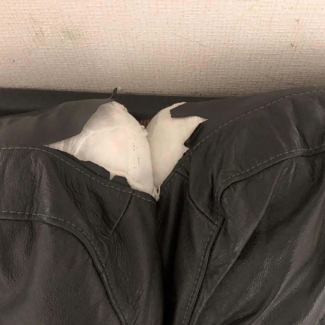 ニトリ　本革　コーナーソファ　ジャンク