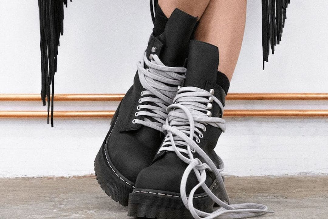Rick Owens×Dr.martens STEEL TOE BOOT