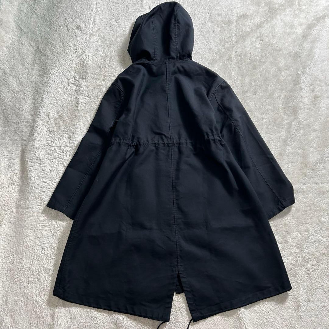 ブルーレーベルクレストブリッジ　モッズコート　ブラック　38