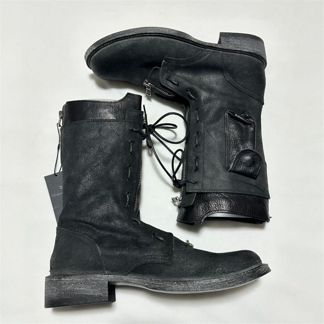 靴 tornado mart side pocket zip long boots