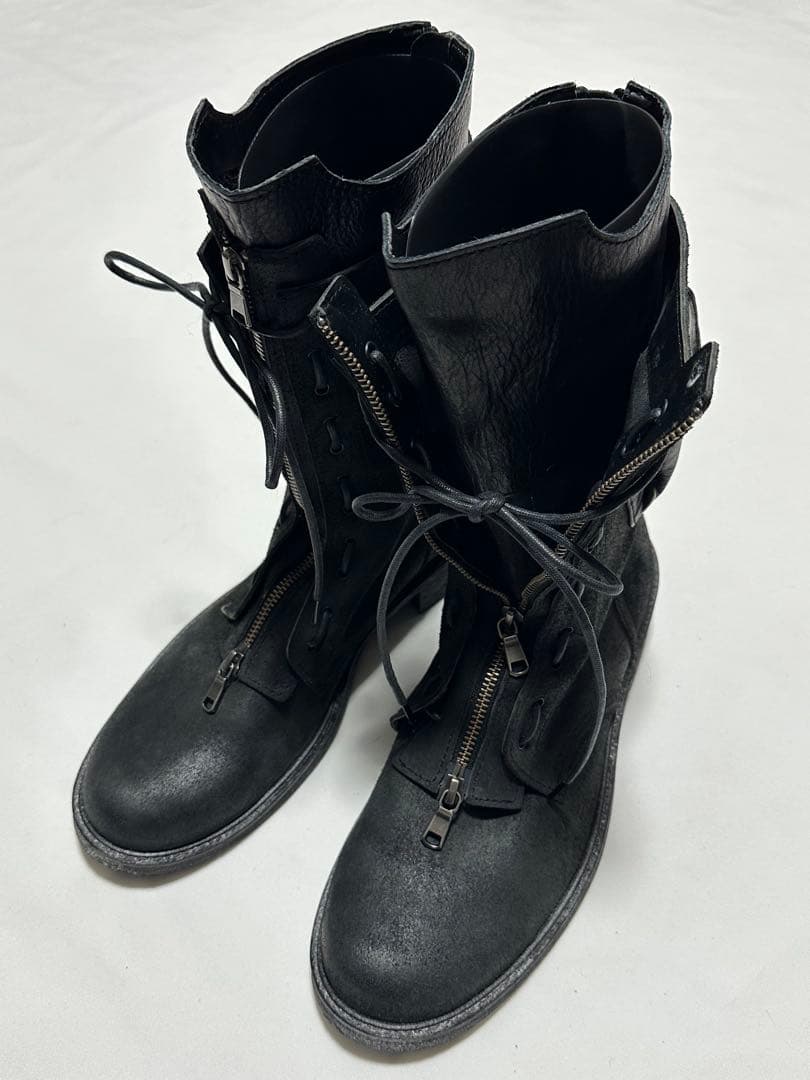 靴 tornado mart side pocket zip long boots