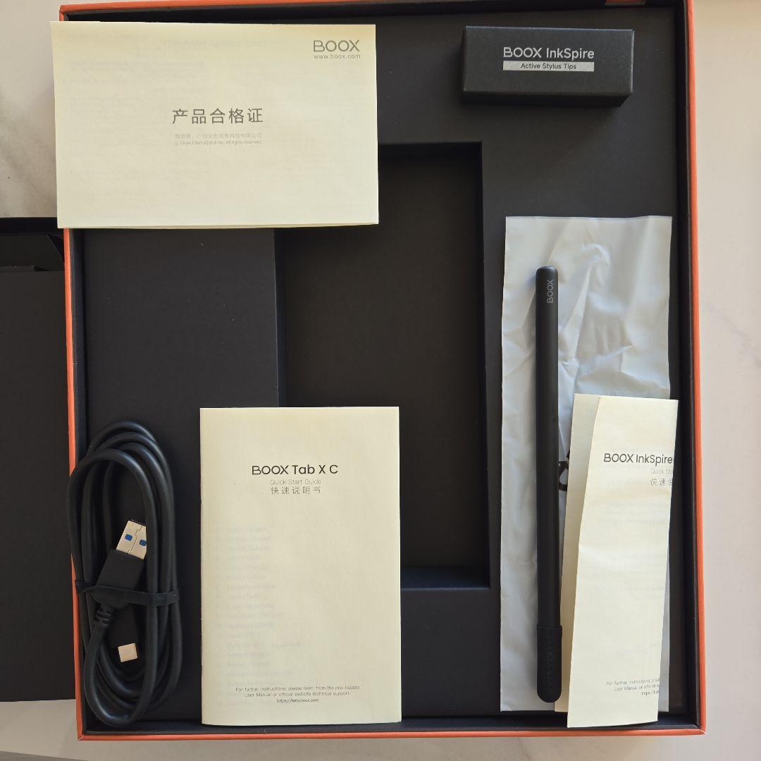 BOOX Tab X C 13.3カラー 128GB 純正ペン InkSpire
