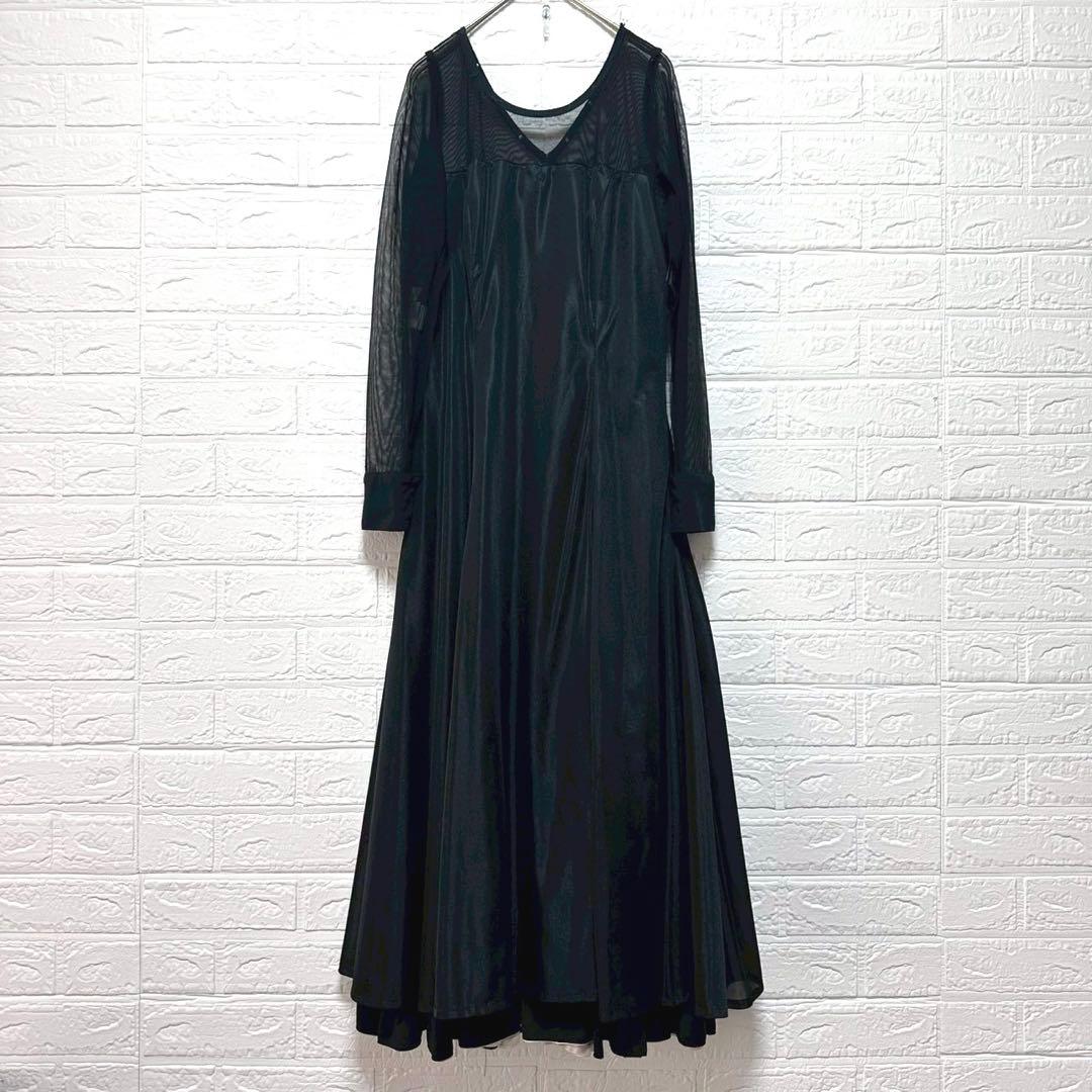 タカダンス　社交ダンスドレス　ロングワンピース　エレガント　ジャンティ　華やか