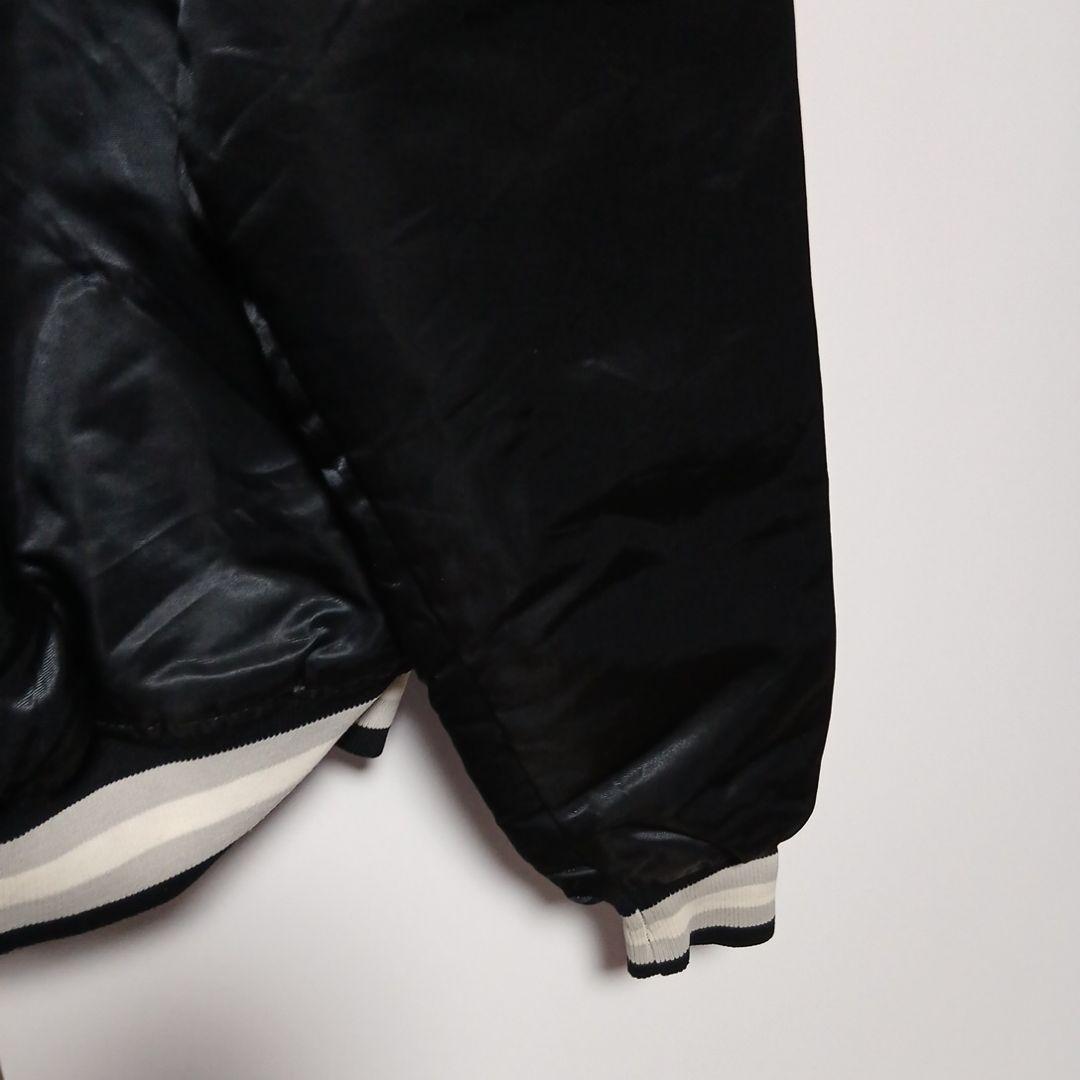 80s USA製 スターター　 スタジャン MLB 黒　ブラック LC391