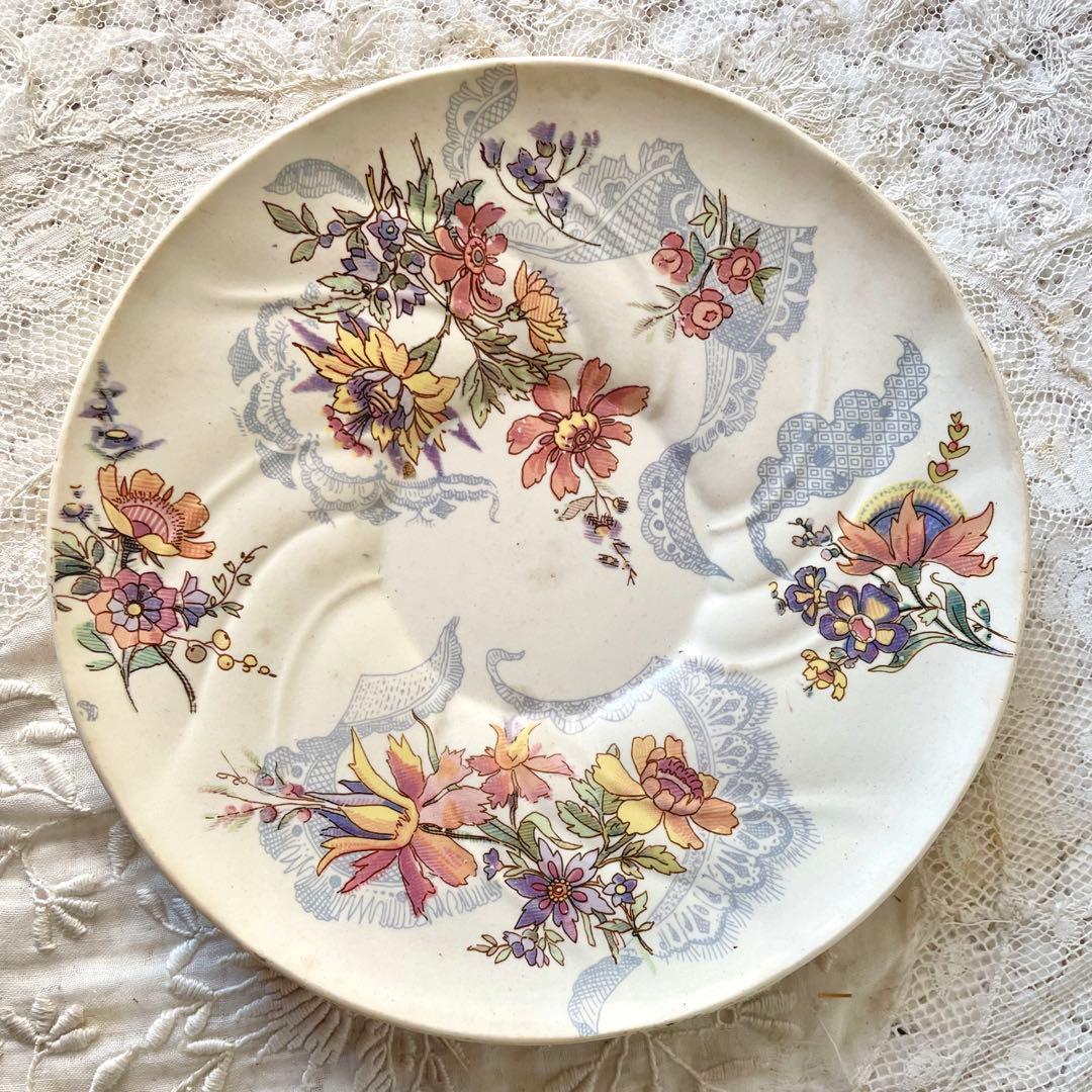 新春アンティーク福袋③プレート&ソーサー5枚セット　サルグミンヌARUNDO 皿