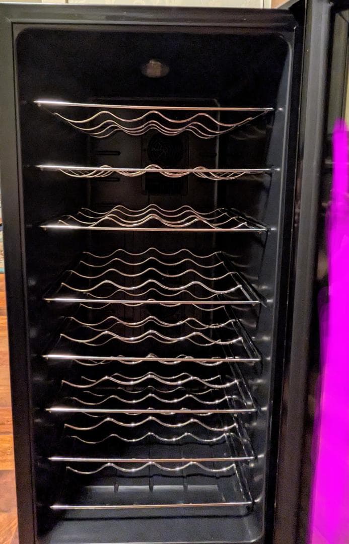 ワインセラー 32本 家庭用 ペルチェ方式 78L ブラック コンポジット