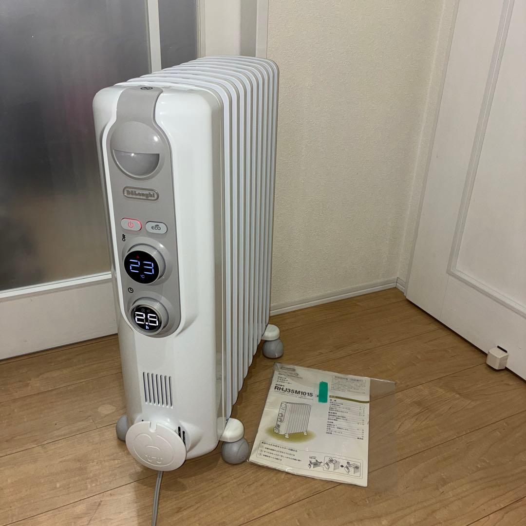 動作ok デロンギアミカルドオイルヒーター　RHJ35M1015-LG