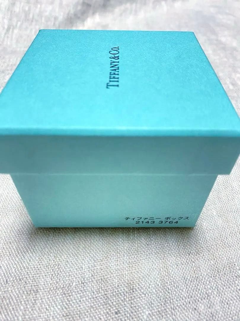 【新品未使用】正規品★ティファニー ミニ ブルー ボウ ボックス 小物入れ陶器